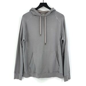 WvG Pima Cotton Blend Pullover Hoodie Light Grey M